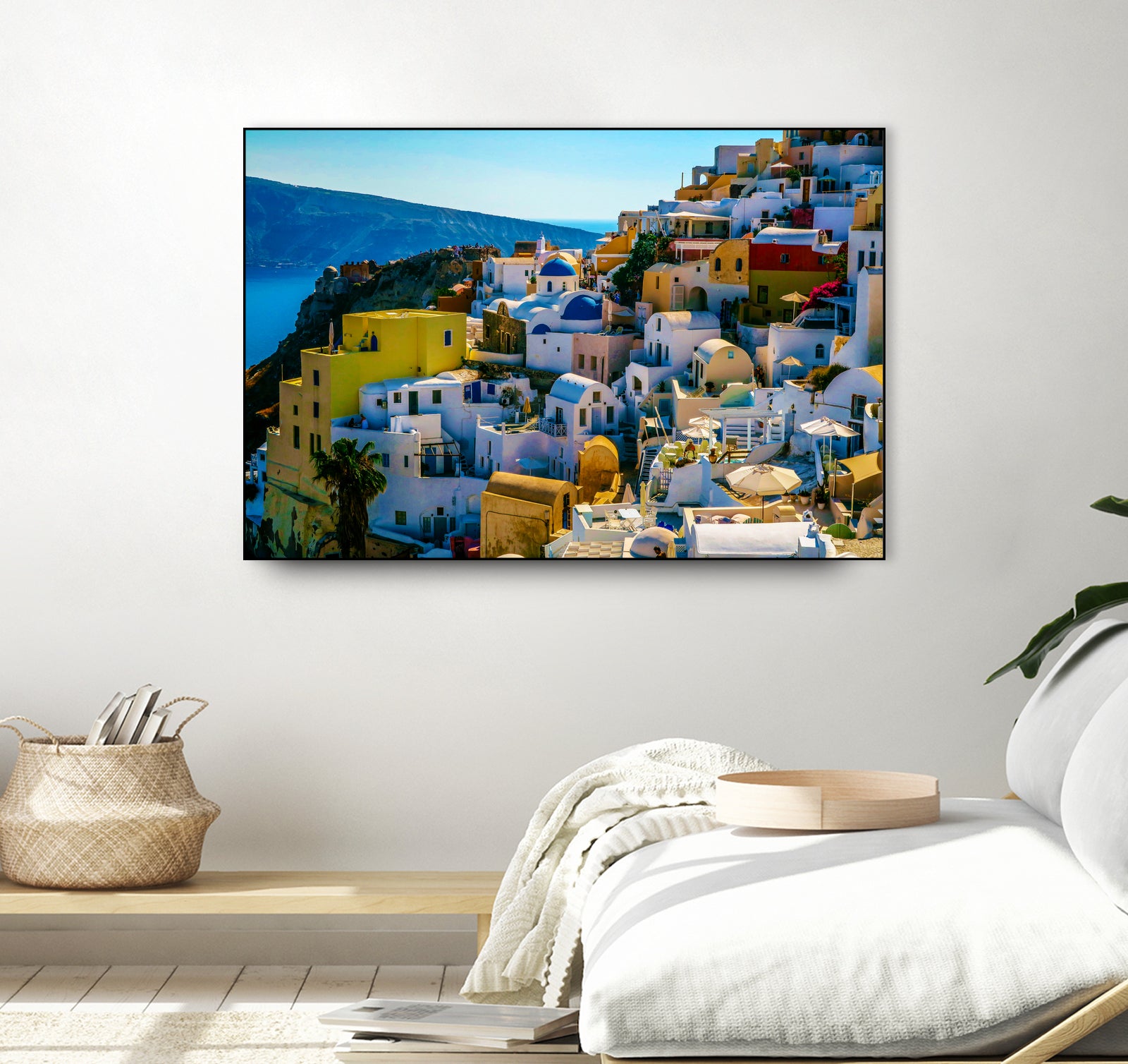 Oia Santorini. by Haris Kavalla on GIANT ART - blue photo manipulation