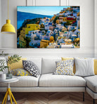 Oia Santorini. by Haris Kavalla on GIANT ART - blue photo manipulation