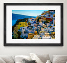 Oia Santorini. by Haris Kavalla on GIANT ART - blue photo manipulation