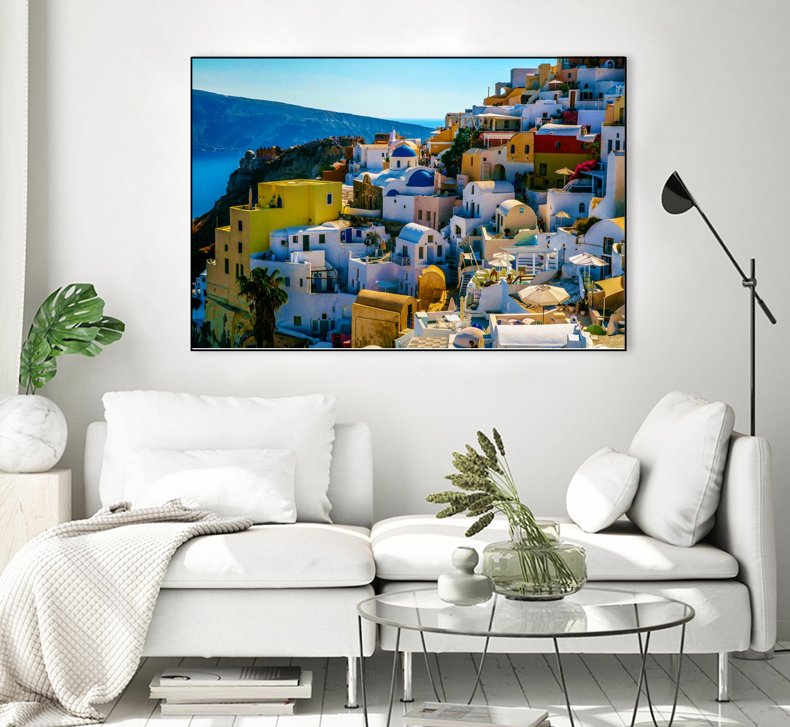 Oia Santorini. by Haris Kavalla on GIANT ART - blue photo manipulation