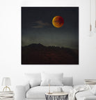 blood moon rising by Dirk Wüstenhagen on GIANT ART - orange photo manipulation