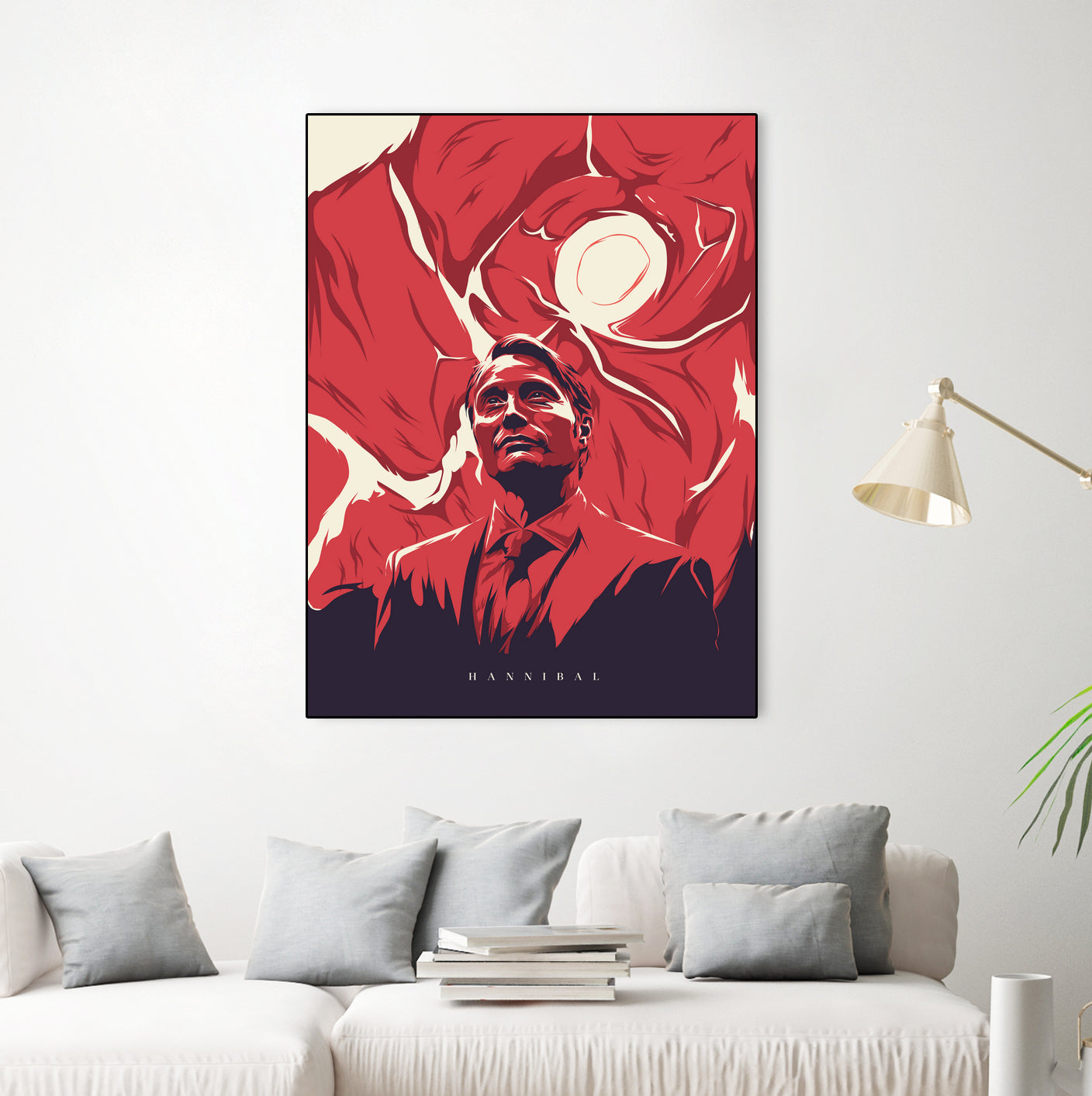 Hannibal by Tibor Lovas on GIANT ART - red vector illustration