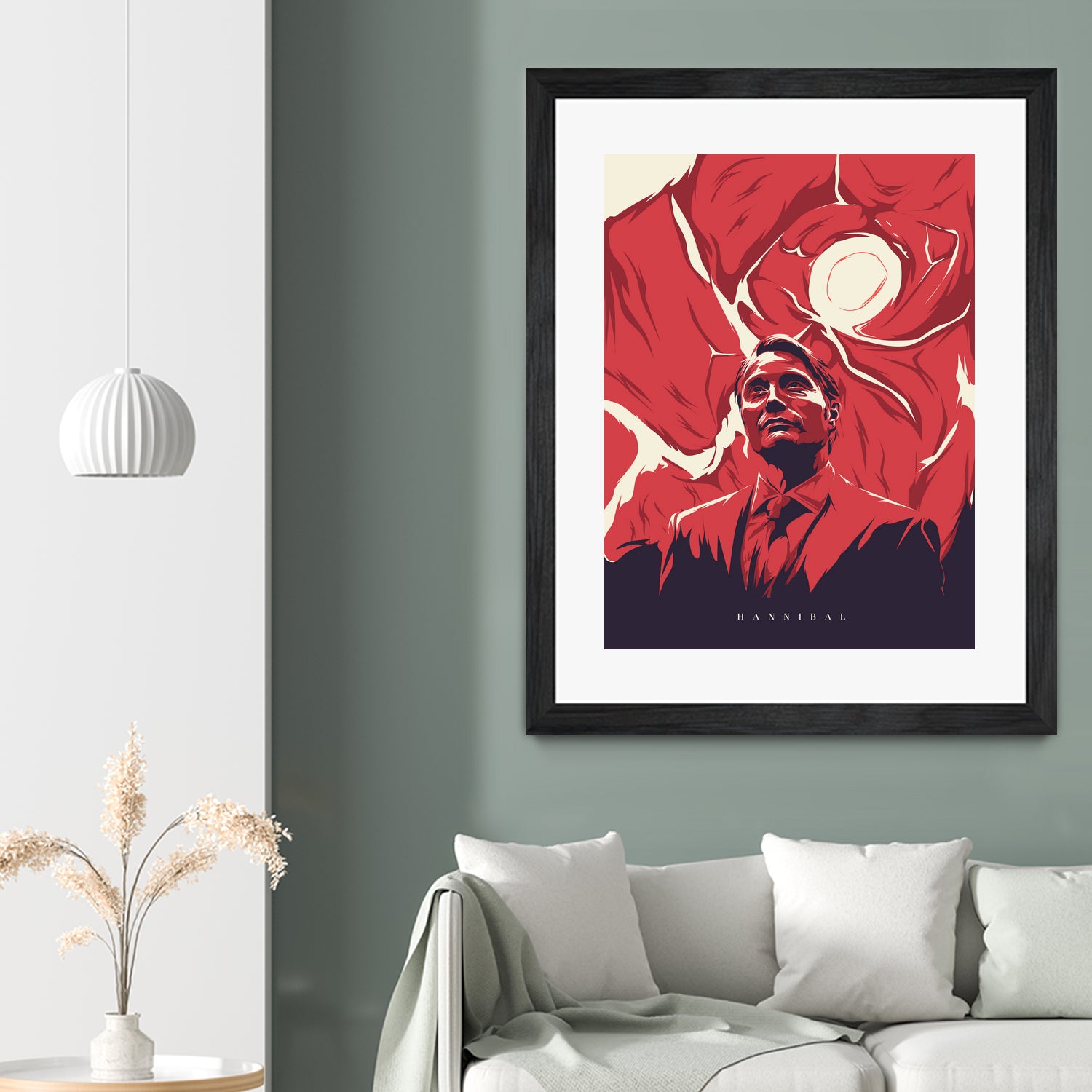 Hannibal by Tibor Lovas on GIANT ART - red vector illustration