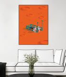 mars station by frederic peault on GIANT ART - orange 3d art