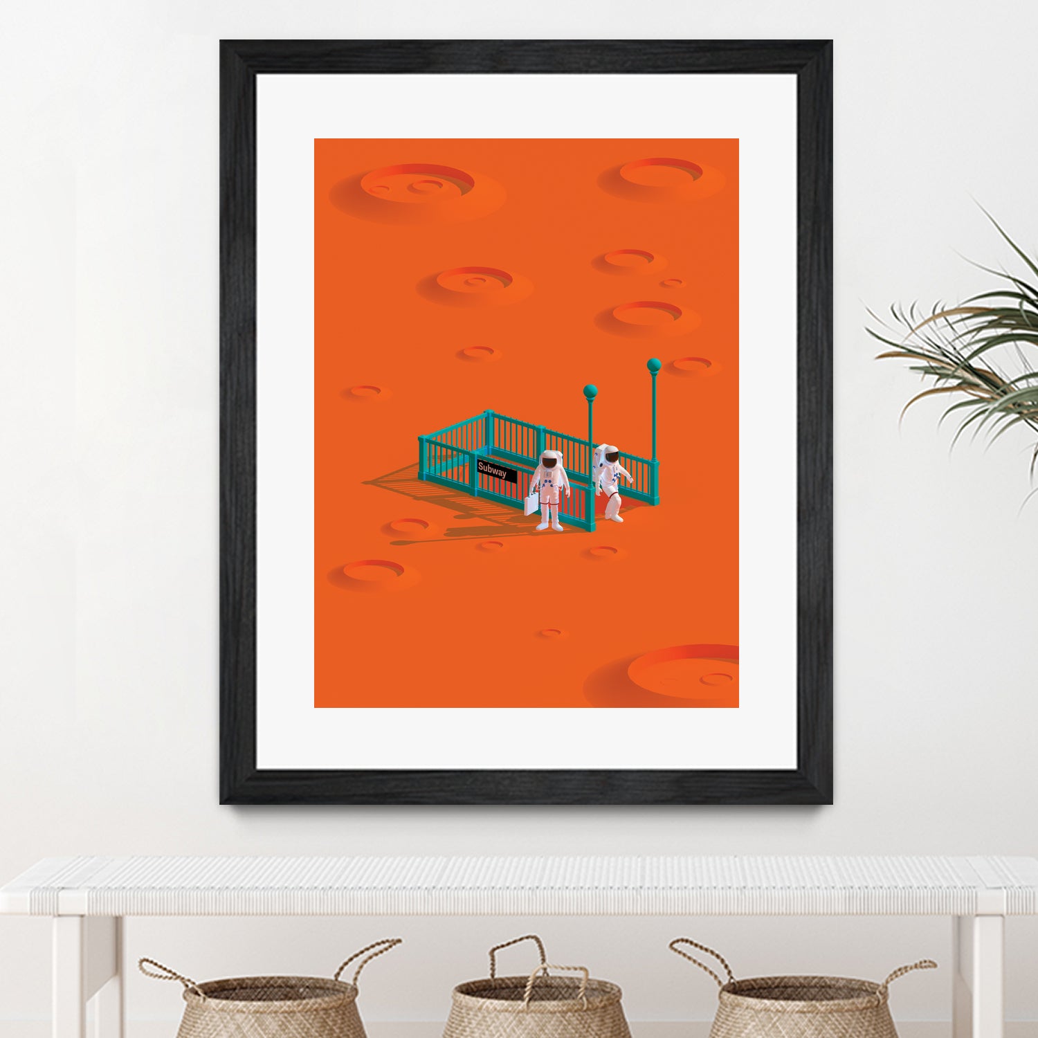 mars station by frederic peault on GIANT ART - orange 3d art