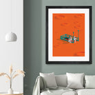 mars station by frederic peault on GIANT ART - orange 3d art