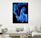 wizard-in-blue by Brian Blasgund on GIANT ART - green digital painting