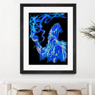 wizard-in-blue by Brian Blasgund on GIANT ART - green digital painting