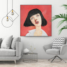 Ms. Wallace by Frida Freud on GIANT ART - red digital painting