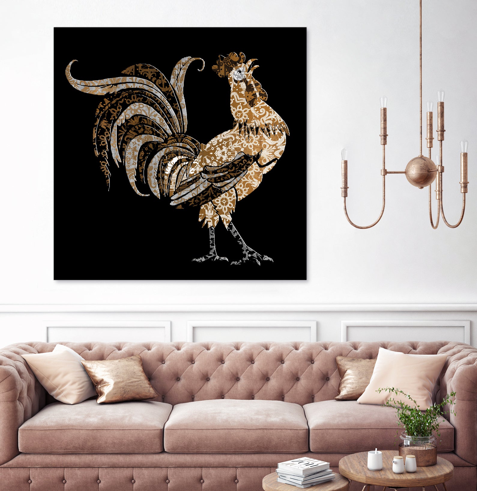 Le Coq Gaulois (The Gallic Rooster) by Diego Taborda on GIANT ART - white digital drawing