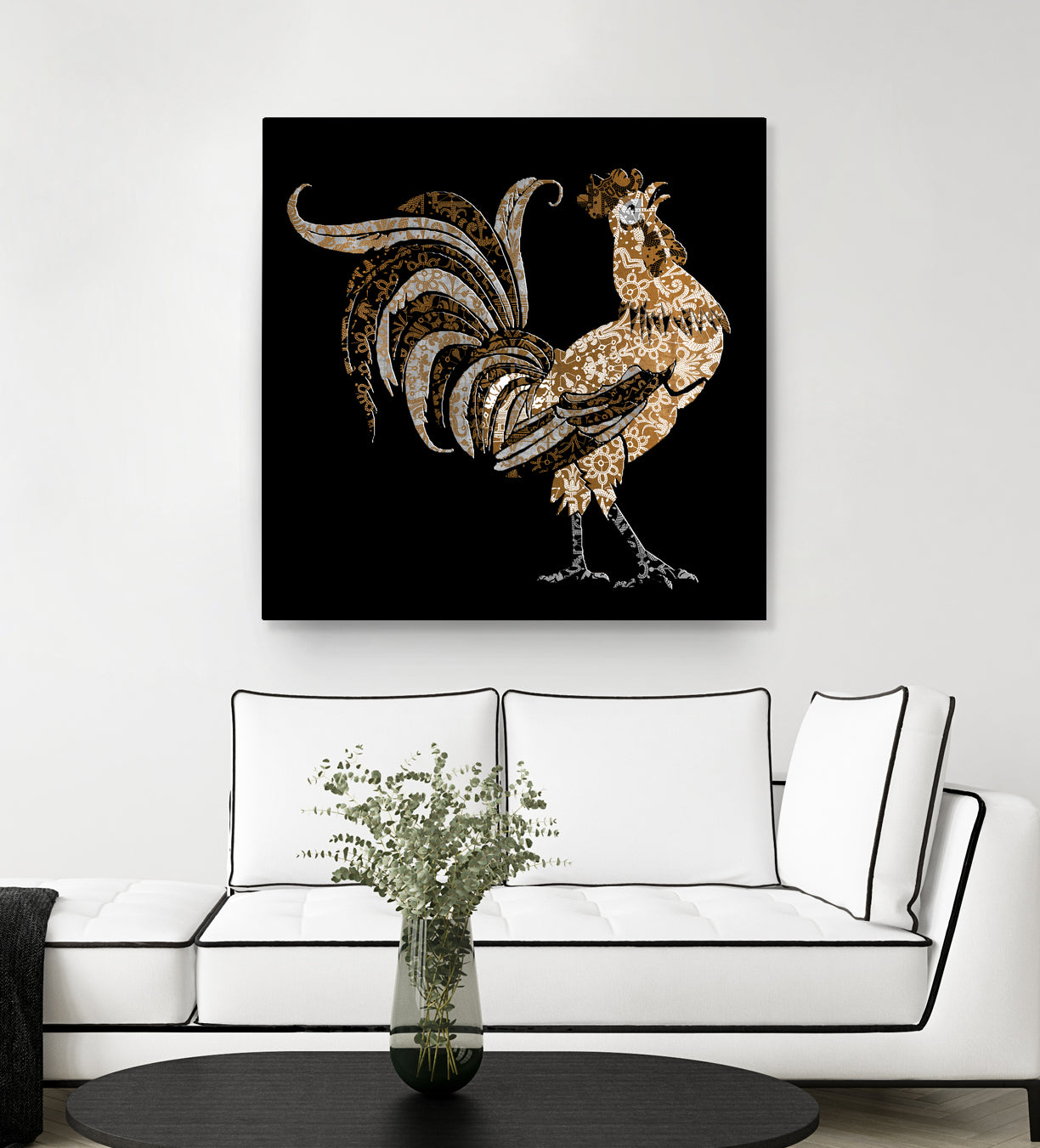 Le Coq Gaulois (The Gallic Rooster) by Diego Taborda on GIANT ART - white digital drawing