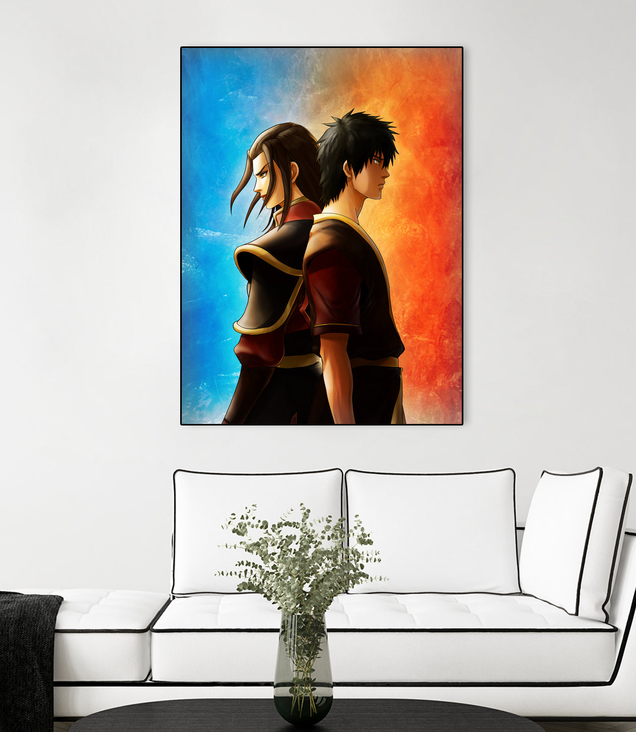 Azula Zuko Artwork by MCAshe 24 on GIANT ART - orange digital painting