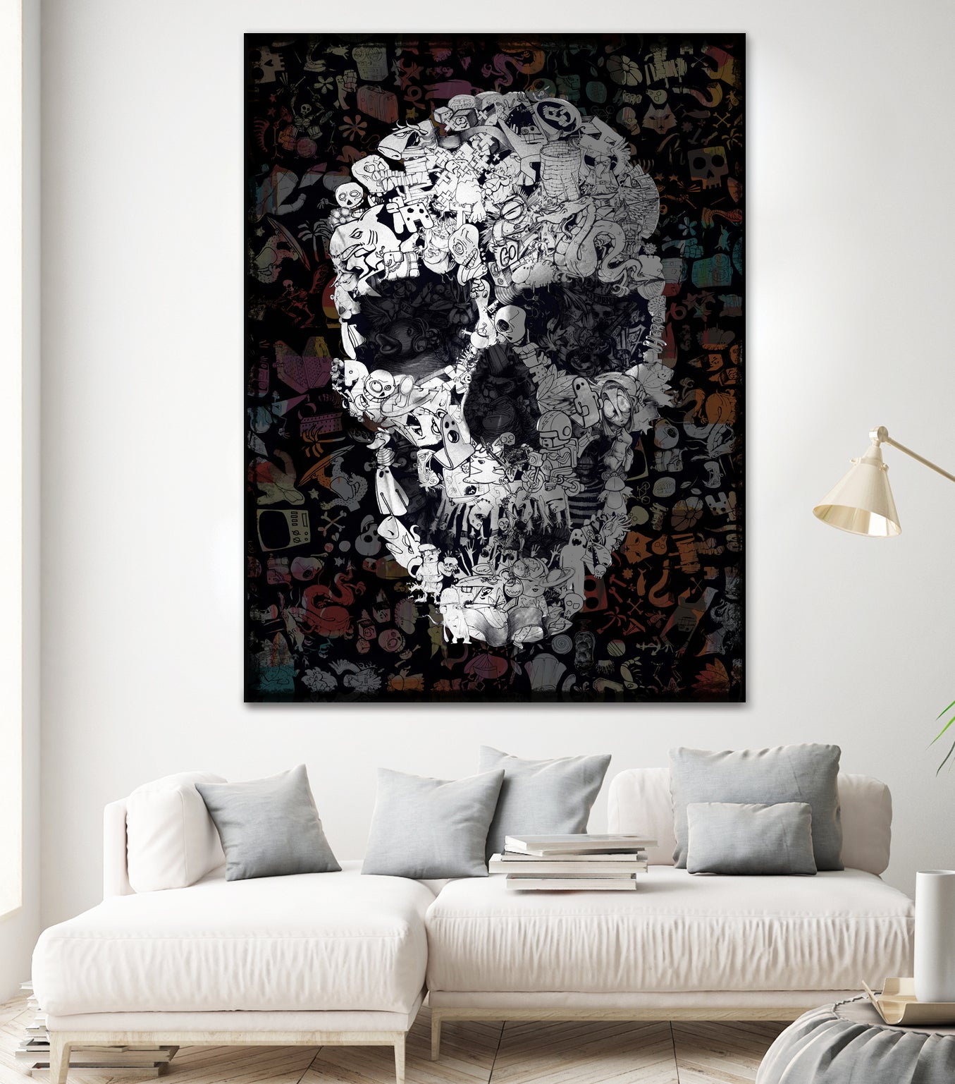 Doodle Skull by Ali Gulec on GIANT ART - digital drawing