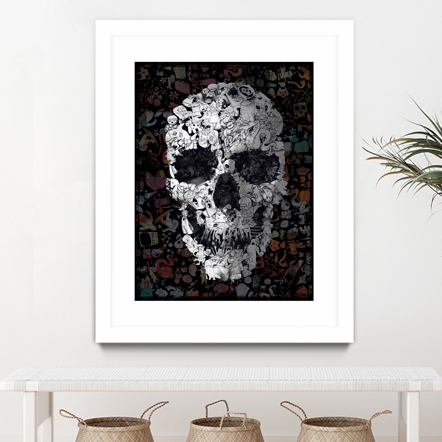 Doodle Skull by Ali Gulec on GIANT ART - digital drawing