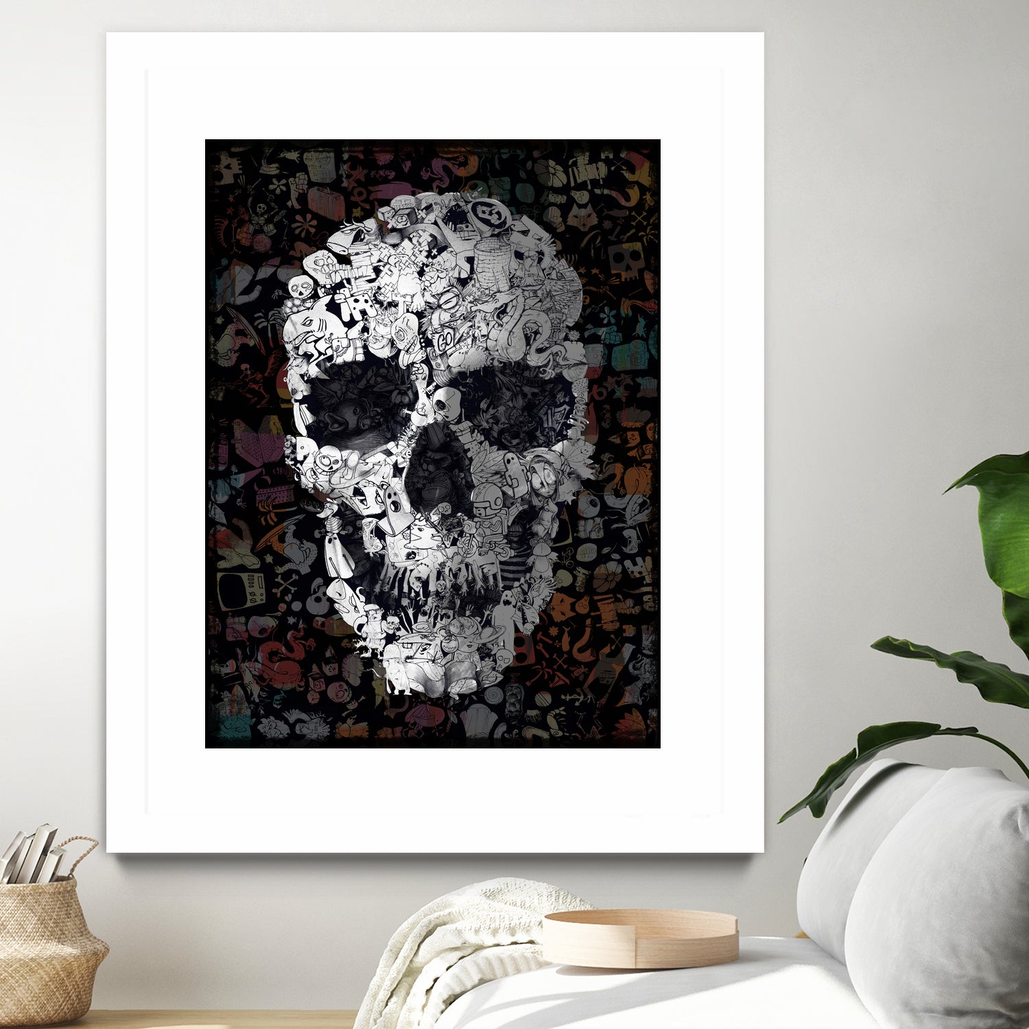 Doodle Skull by Ali Gulec on GIANT ART - digital drawing