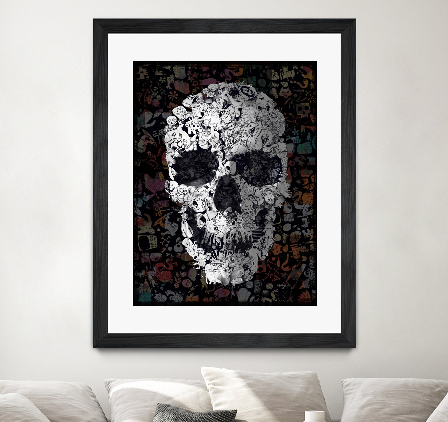 Doodle Skull by Ali Gulec on GIANT ART - digital drawing