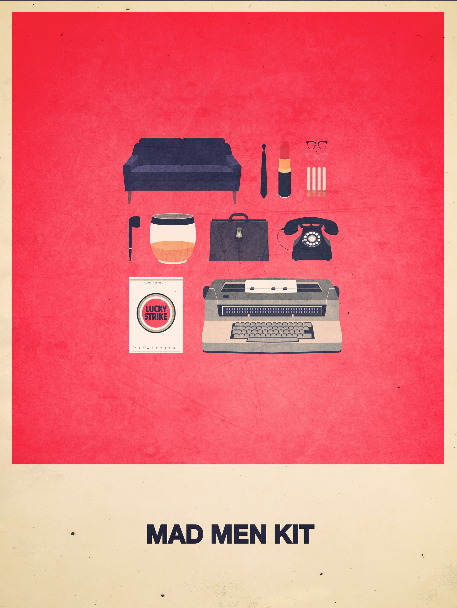 Mad Men Kit by A F on GIANT ART - red digital drawing