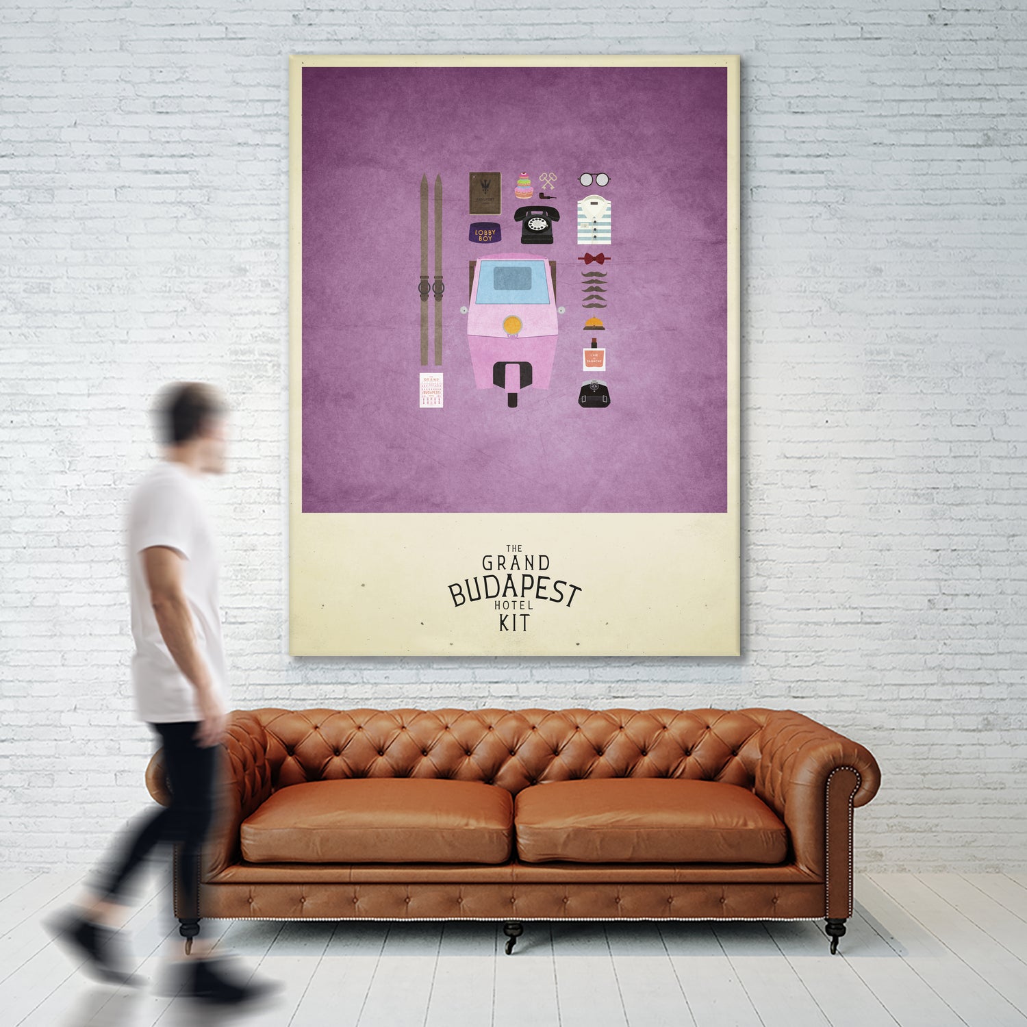 The Grand Budapest Hotel Kit by A F on GIANT ART - pink typography