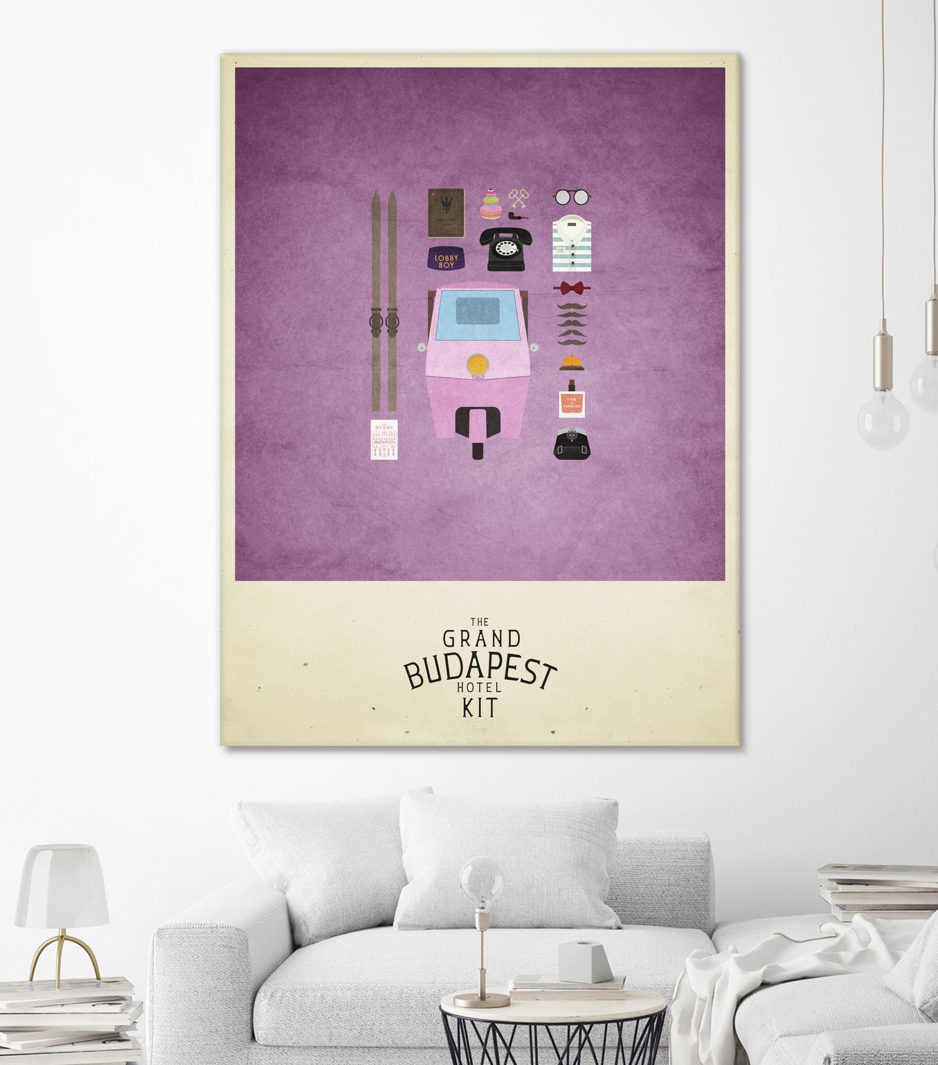 The Grand Budapest Hotel Kit by A F on GIANT ART - pink typography