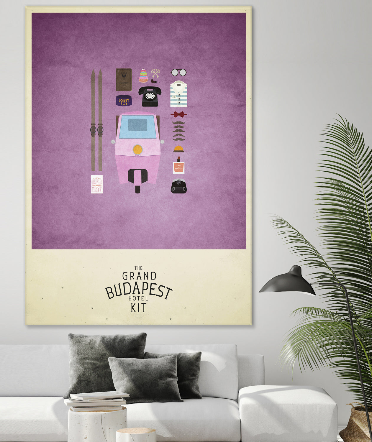 The Grand Budapest Hotel Kit by A F on GIANT ART - pink typography