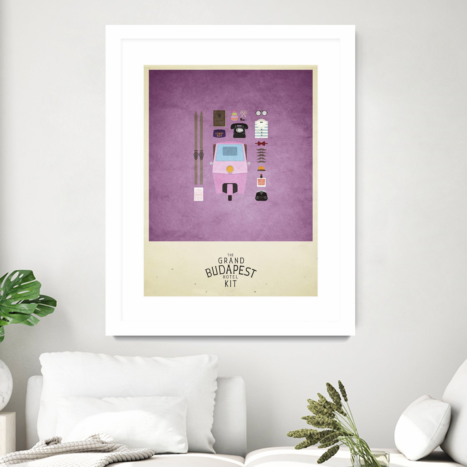 The Grand Budapest Hotel Kit by A F on GIANT ART - pink typography