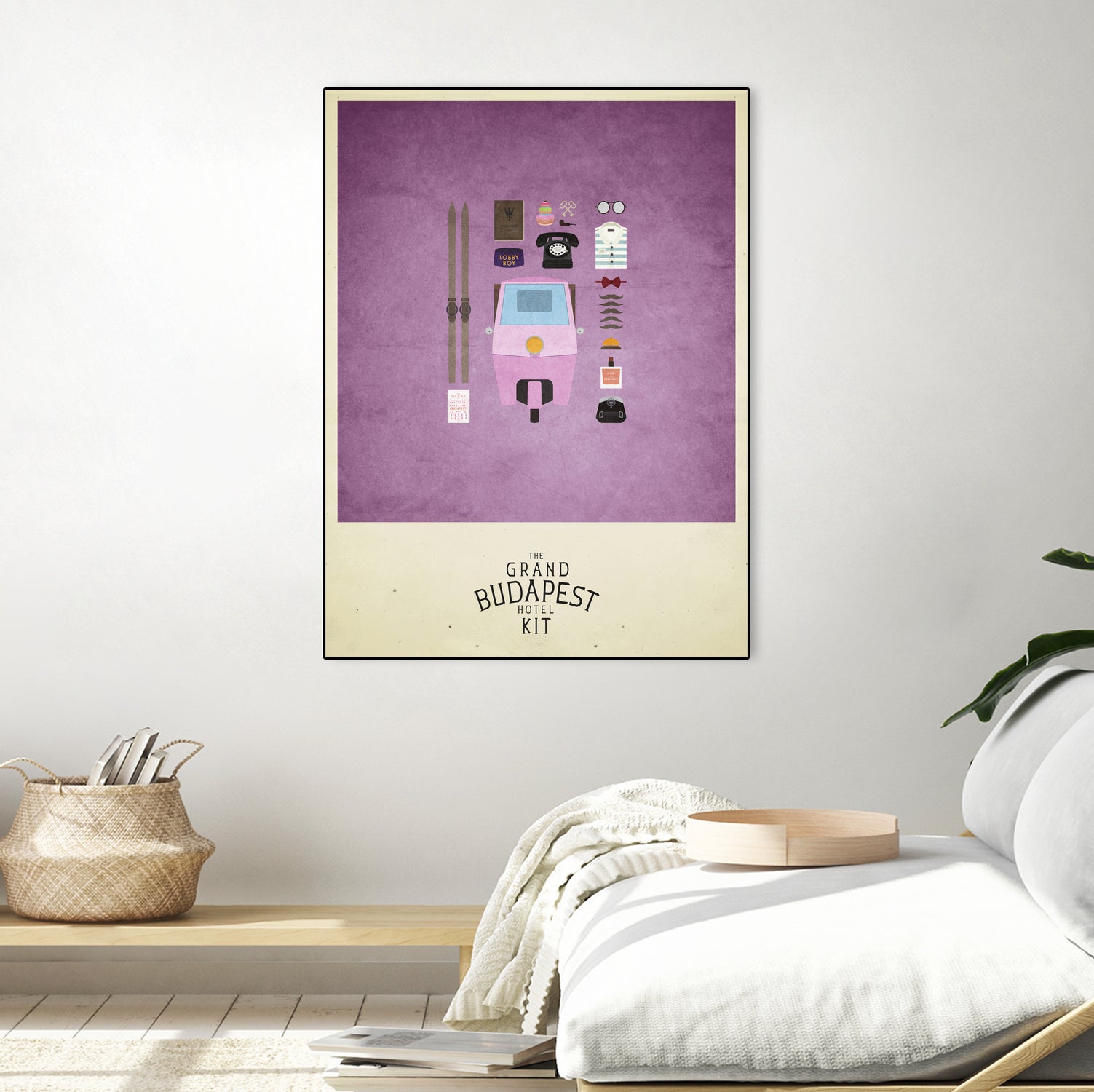 The Grand Budapest Hotel Kit by A F on GIANT ART - pink typography