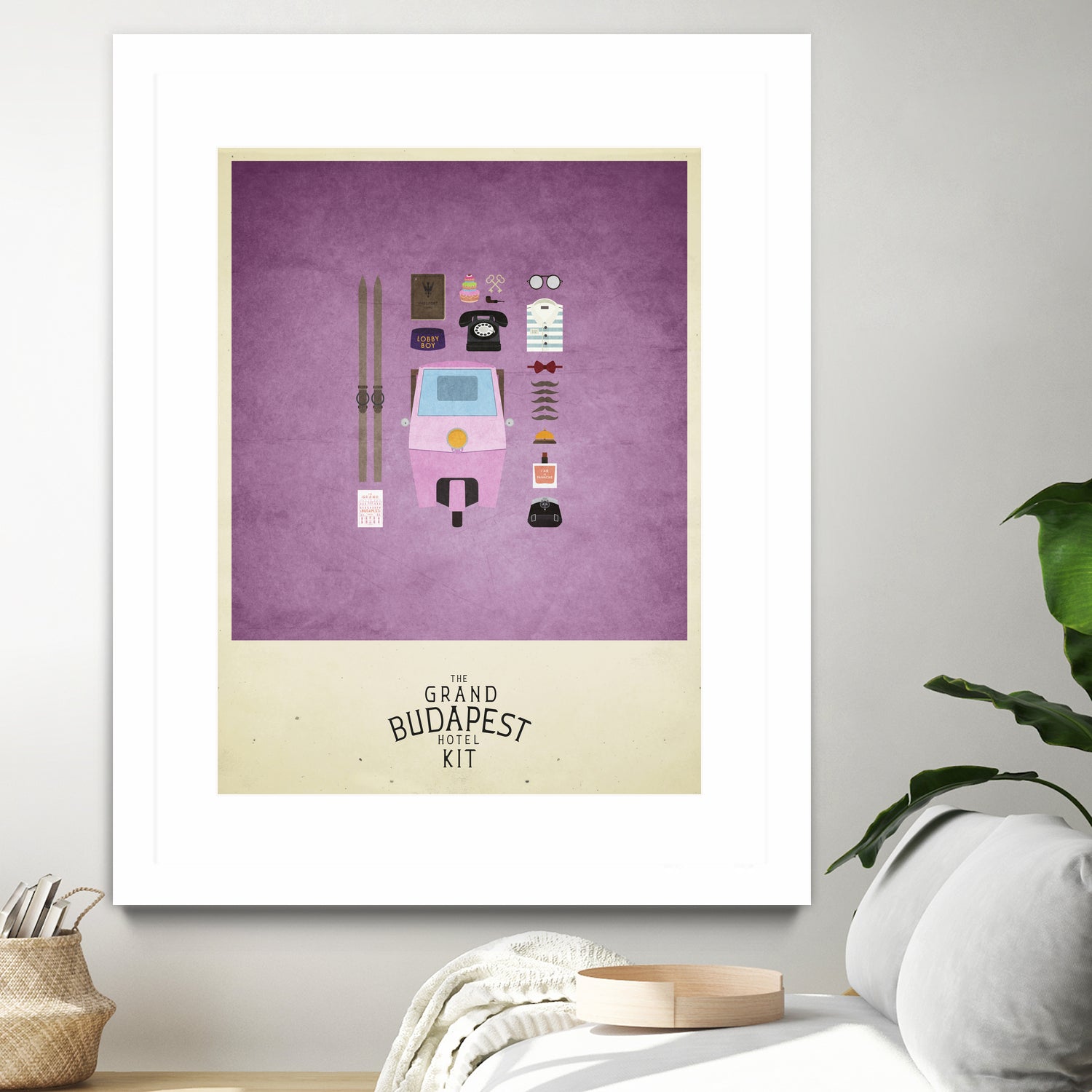 The Grand Budapest Hotel Kit by A F on GIANT ART - pink typography