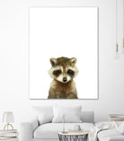 Little Raccoon by Amy Hamilton on GIANT ART - digital painting