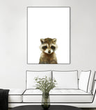 Little Raccoon by Amy Hamilton on GIANT ART - digital painting