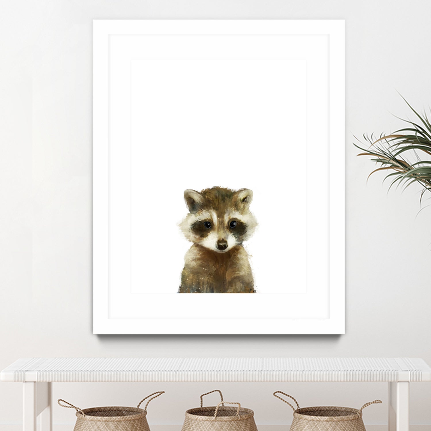 Little Raccoon by Amy Hamilton on GIANT ART - digital painting