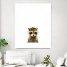 Little Raccoon by Amy Hamilton on GIANT ART - digital painting