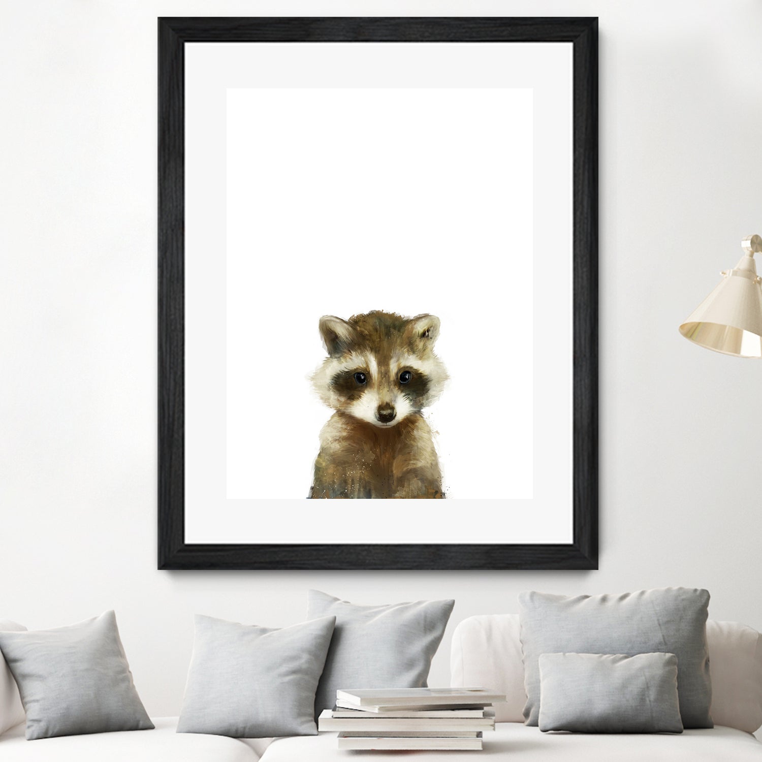 Little Raccoon by Amy Hamilton on GIANT ART - digital painting