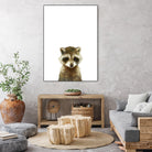 Little Raccoon by Amy Hamilton on GIANT ART - digital painting