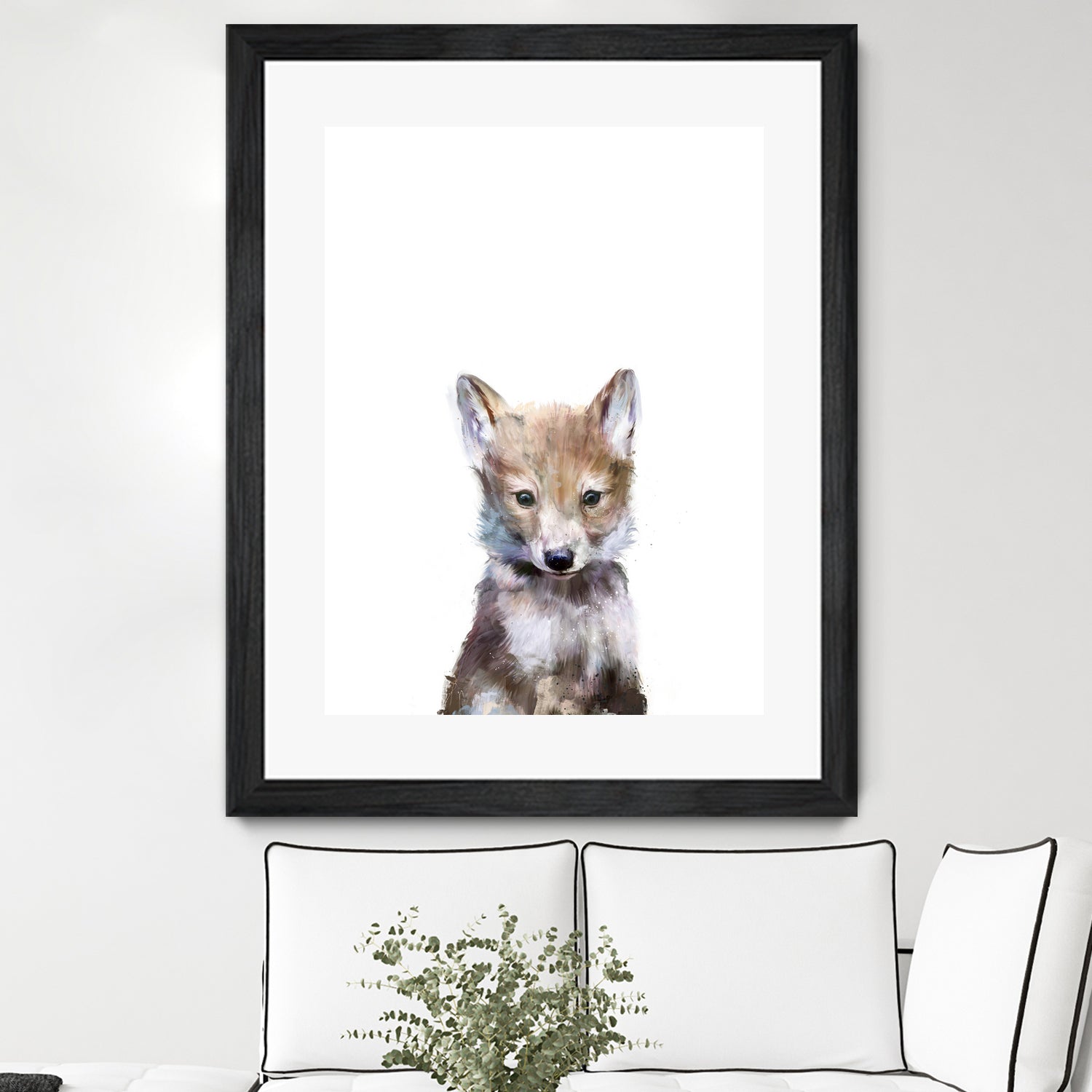 Little Wolf by Amy Hamilton on GIANT ART - digital painting