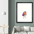 Winter Robin by Amy Hamilton on GIANT ART - digital painting