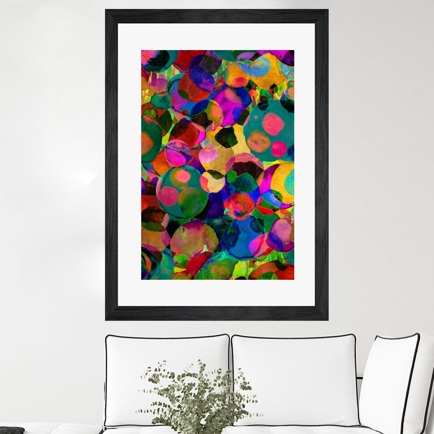 Rainbow Spot by Amy Sia on GIANT ART - mixed media