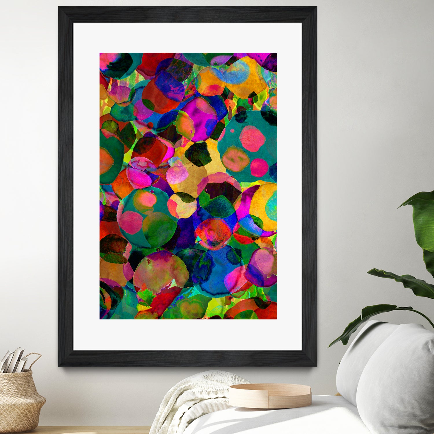 Rainbow Spot by Amy Sia on GIANT ART - mixed media