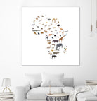 Wild Africa by Rodrigo Esparza-Salas on GIANT ART - white vector illustration