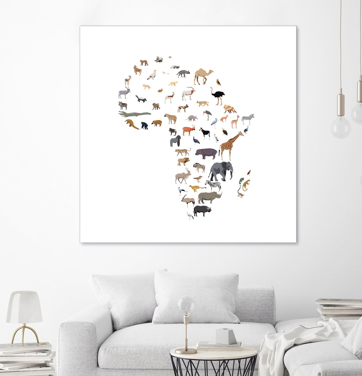 Wild Africa by Rodrigo Esparza-Salas on GIANT ART - white vector illustration