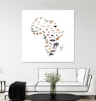 Wild Africa by Rodrigo Esparza-Salas on GIANT ART - white vector illustration