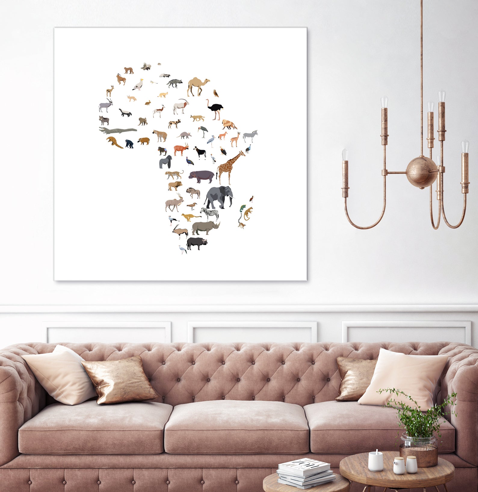 Wild Africa by Rodrigo Esparza-Salas on GIANT ART - white vector illustration