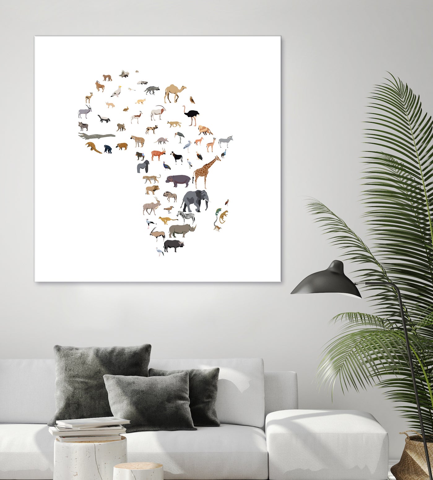 Wild Africa by Rodrigo Esparza-Salas on GIANT ART - white vector illustration