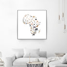 Wild Africa by Rodrigo Esparza-Salas on GIANT ART - white vector illustration