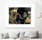 Blue Gold by christy Leigh hodgin on GIANT ART - blue digital painting