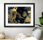 Blue Gold by christy Leigh hodgin on GIANT ART - blue digital painting