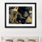 Blue Gold by christy Leigh hodgin on GIANT ART - blue digital painting