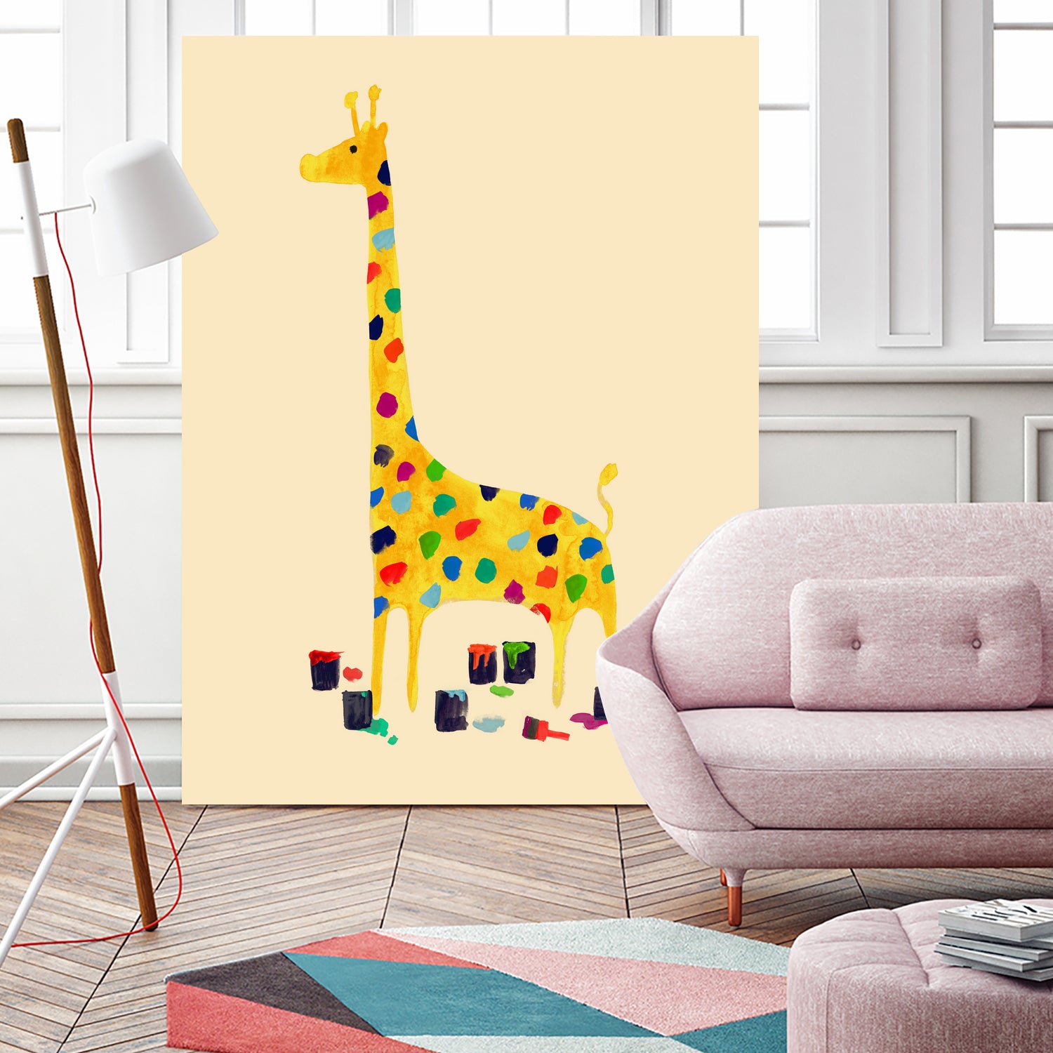 Whimsical Giraffe by Budi Satria Kompoi on GIANT ART - digital painting