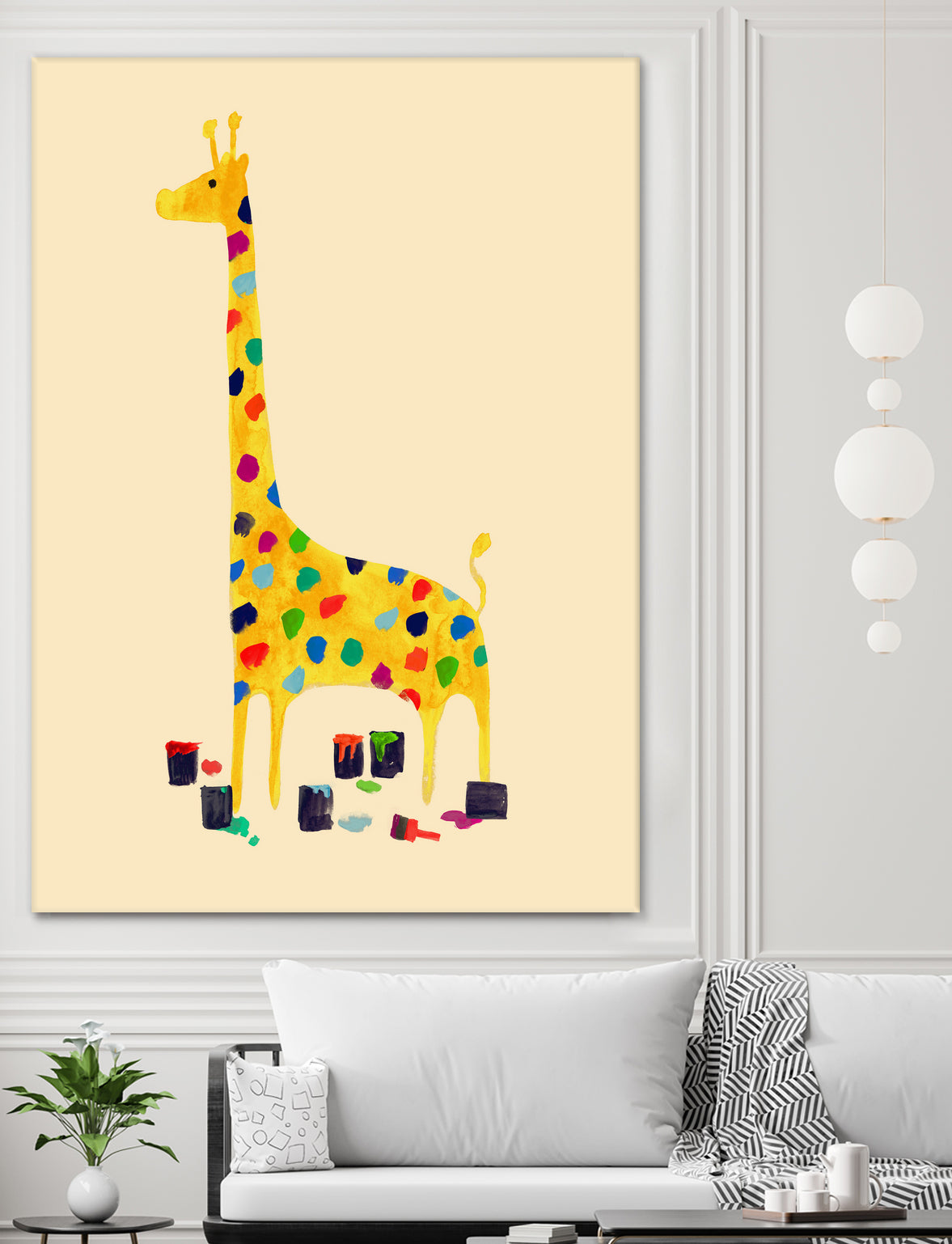 Whimsical Giraffe by Budi Satria Kompoi on GIANT ART - digital painting