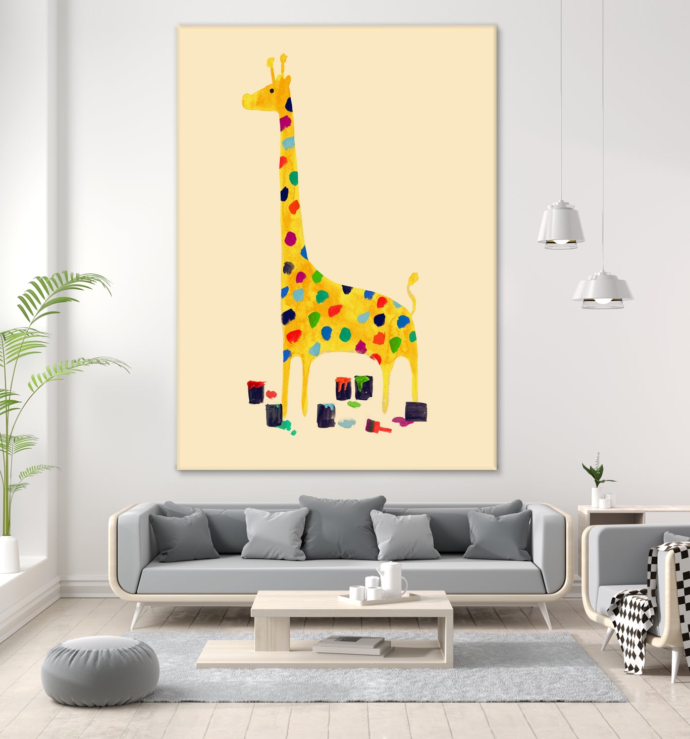 Whimsical Giraffe by Budi Satria Kompoi on GIANT ART - digital painting