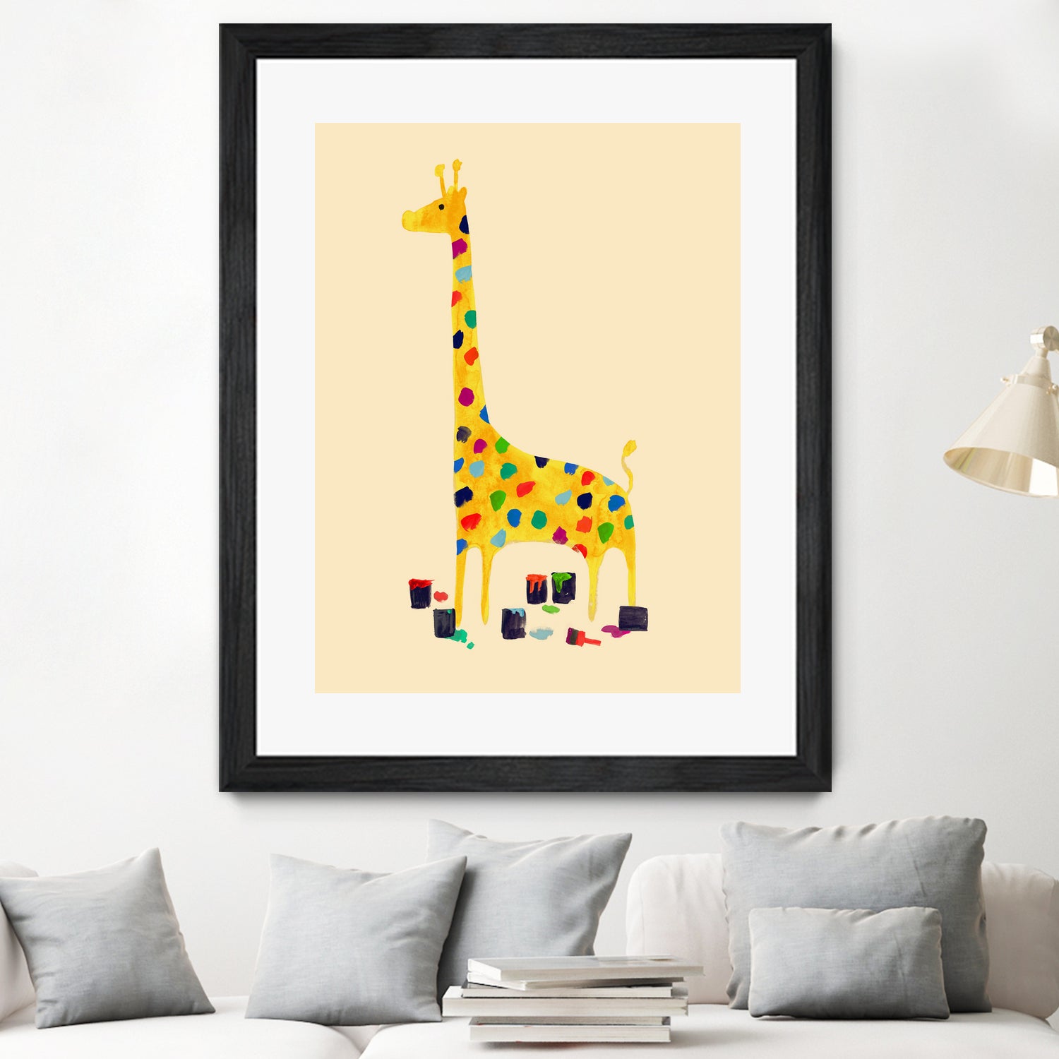 Whimsical Giraffe by Budi Satria Kompoi on GIANT ART - digital painting